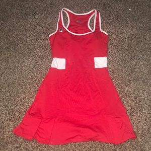 Red and White Women's Dress Pickleball Tennis Golf
